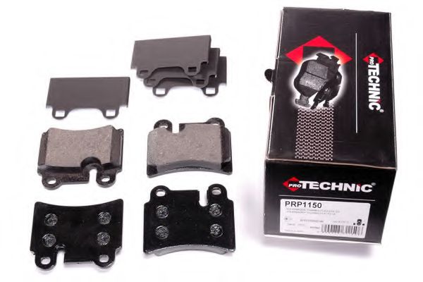 Комплект тормозных колодок, дисковый тормоз PROTECHNIC PRP1150