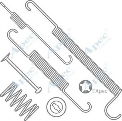 Комплектующие, тормозная колодка APEC braking KIT737