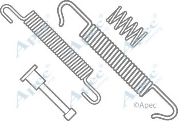 Комплектующие, тормозная колодка APEC braking KIT632