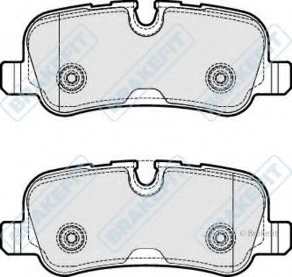 Комплект тормозных колодок, дисковый тормоз APEC braking PD3265