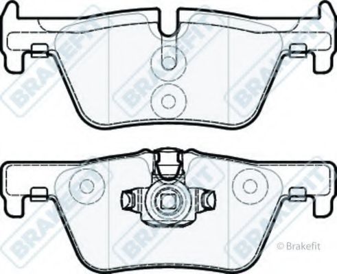 Комплект тормозных колодок, дисковый тормоз APEC braking PD3286