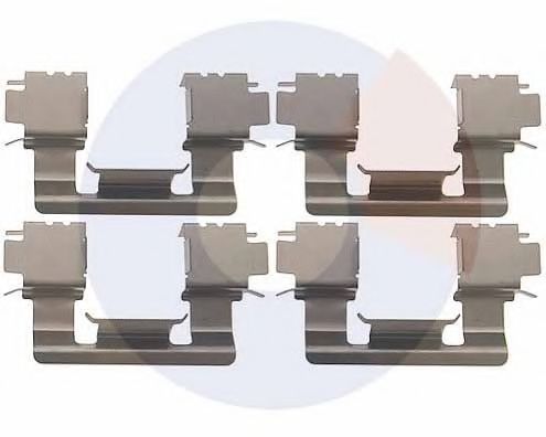 Комплектующие, колодки дискового тормоза CARRAB BRAKE PARTS 2338