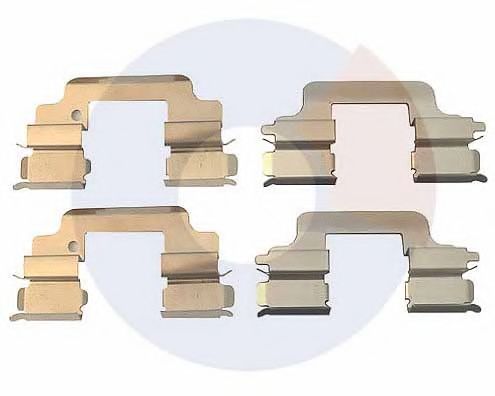 Комплектующие, колодки дискового тормоза CARRAB BRAKE PARTS 2323