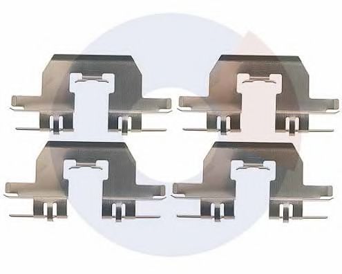 Комплектующие, колодки дискового тормоза OJD (QUICK BRAKE) 1724