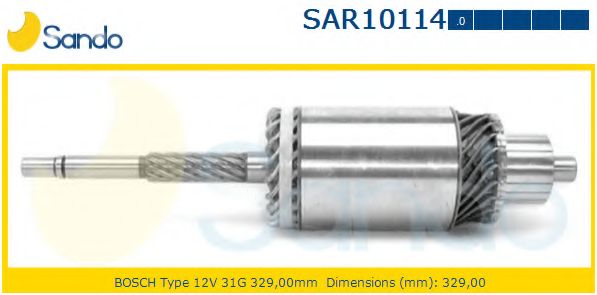 Якорь, стартер SANDO SAR10114.0