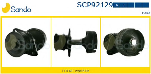 Ременный шкив, генератор SANDO SCP92129.1