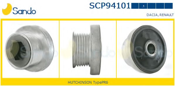 Ременный шкив, генератор SANDO SCP94101.1