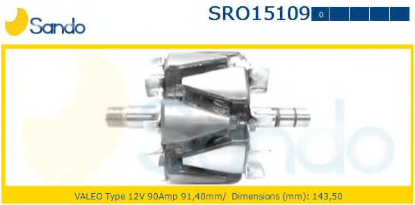 Ротор, генератор SANDO SRO15109.0