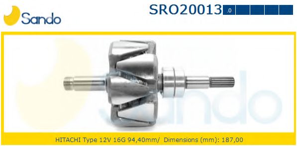 Ротор, генератор SANDO SRO20013.0