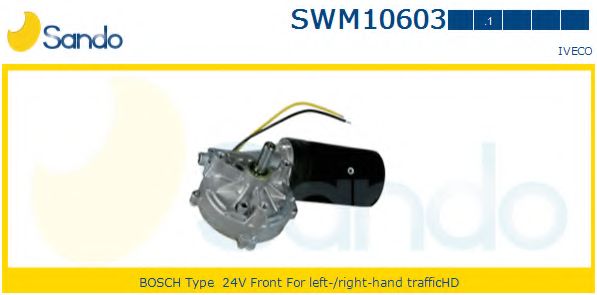 Двигатель стеклоочистителя SANDO SWM10603.1