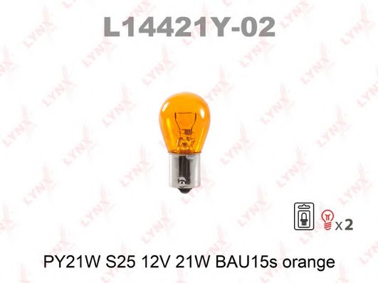 Лампа накаливания LYNXauto L14421Y-02