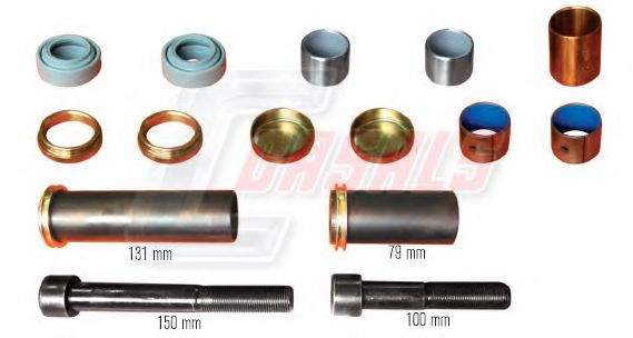 Ремкомплект, тормозной суппорт AUGER 54548