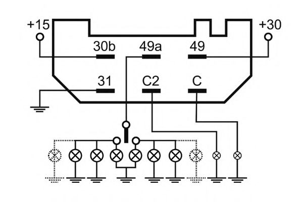 Прерыватель указателей поворота NAGARES 01234
