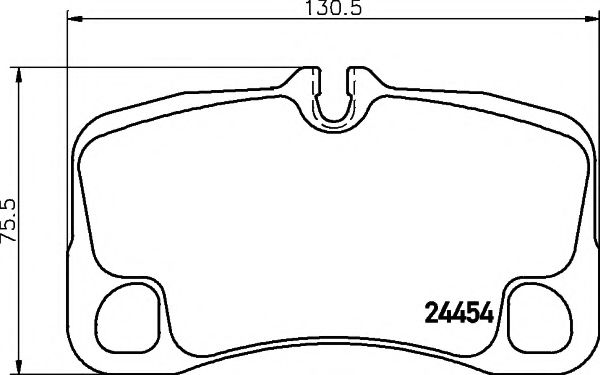 Комплект тормозных колодок, дисковый тормоз HELLA PAGID 8DB 355 013-791