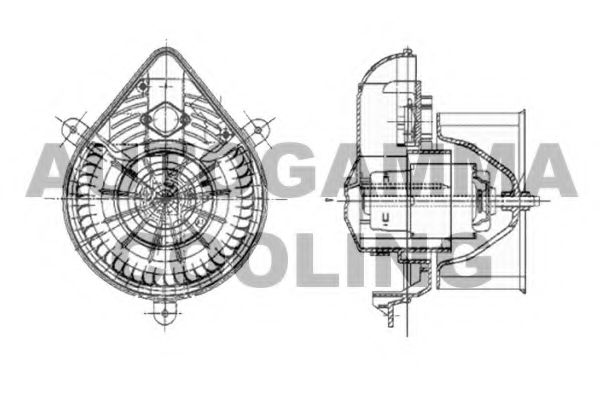 Вентилятор салона AUTOGAMMA GA32004