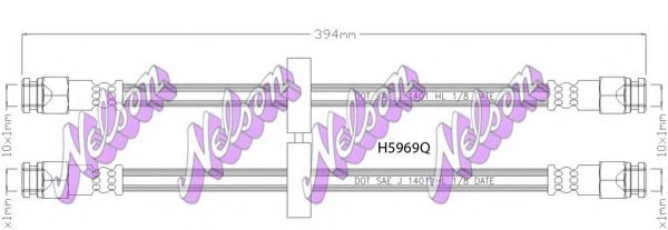 Тормозной шланг Brovex-Nelson H5969Q