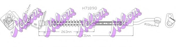 Тормозной шланг Brovex-Nelson H7189Q