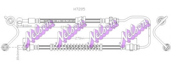 Тормозной шланг Brovex-Nelson H7205