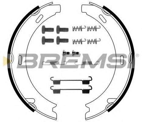 Комплект тормозных колодок, стояночная тормозная система BREMSI GF0302-1