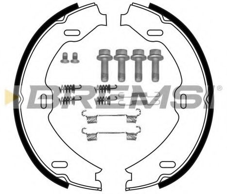 Комплект тормозных колодок, стояночная тормозная система BREMSI GF0311-1
