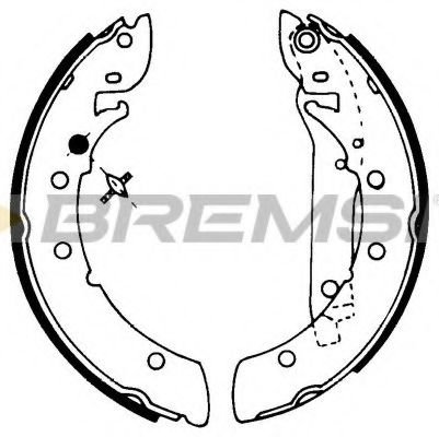 Комплект тормозных колодок RAICAM 2284