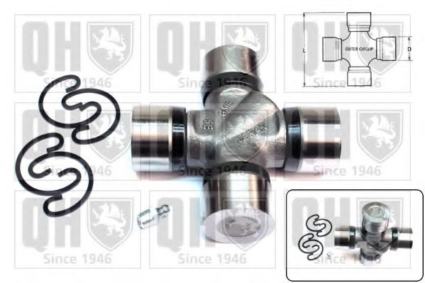 Осевая шестерня, уравнив. конич. зубч. колесо - дифференциал QUINTON HAZELL QL2206