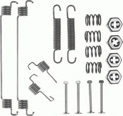 Комплектующие, тормозная колодка FERODO FBA126