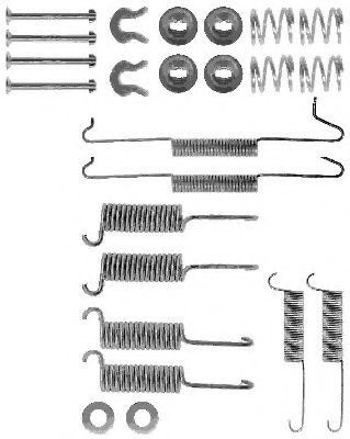 Комплектующие, тормозная колодка FERODO FBA17