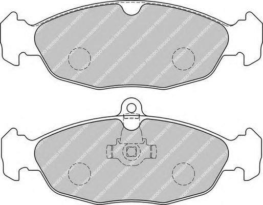 Комплект тормозных колодок, дисковый тормоз FERODO FDB1903