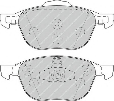 Комплект тормозных колодок, дисковый тормоз FERODO FDB4319