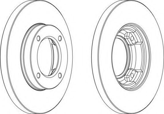 Тормозной диск FERODO DDF968