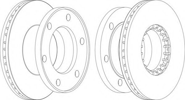 Тормозной диск FERODO FCR174A