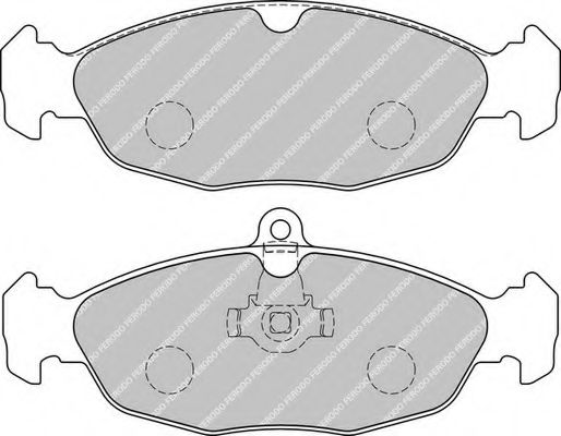 Комплект тормозных колодок, дисковый тормоз FERODO FSL1903