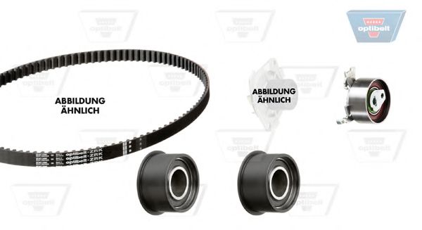 Водяной насос + комплект зубчатого ремня OPTIBELT KT 1384 W1