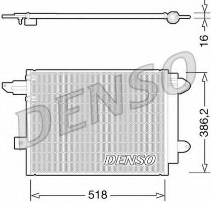 Конденсатор, кондиционер DENSO DCN02005