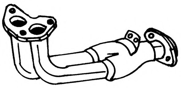 Труба выхлопного газа AKS DASIS SG23129