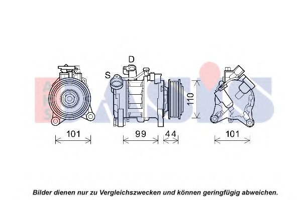 Компрессор, кондиционер AKS DASIS 852827N