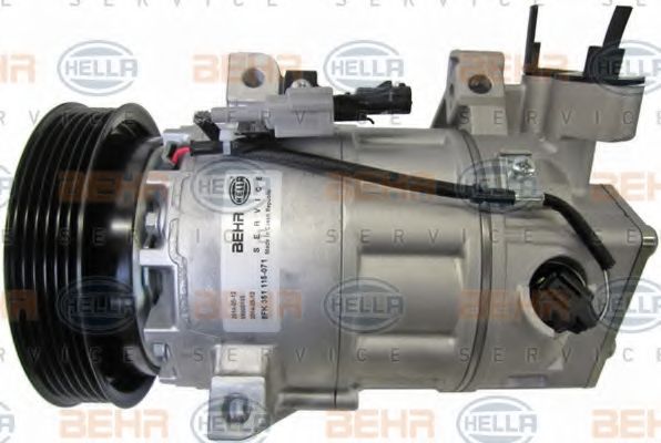 Компрессор, кондиционер BEHR HELLA SERVICE 8FK 351 115-071