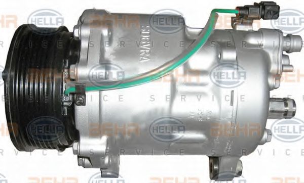 Компрессор, кондиционер BEHR HELLA SERVICE 8FK 351 127-391