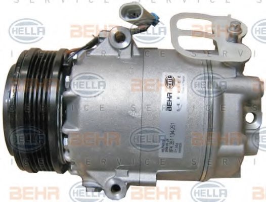Компрессор, кондиционер BEHR HELLA SERVICE 8FK 351 134-261