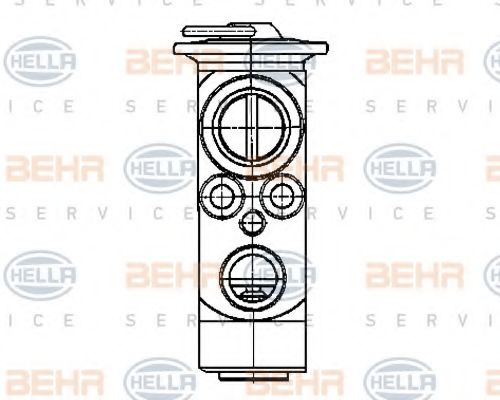 Расширительный клапан, кондиционер BEHR HELLA SERVICE 8UW 351 239-361