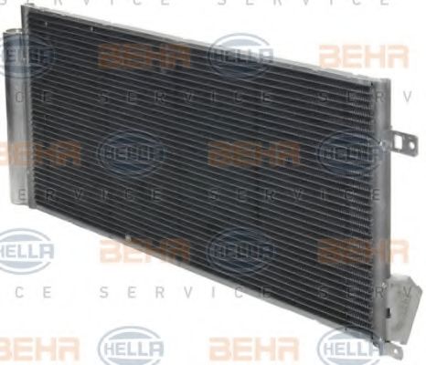 Конденсатор, кондиционер BEHR HELLA SERVICE 8FC351310591