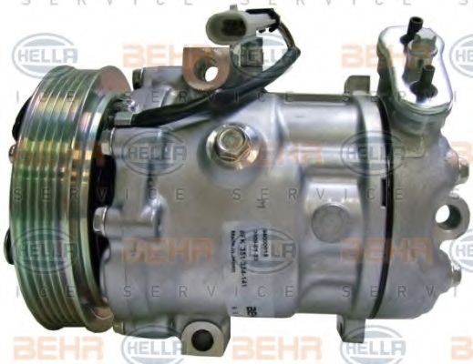 Компрессор, кондиционер BEHR HELLA SERVICE 8FK 351 334-141