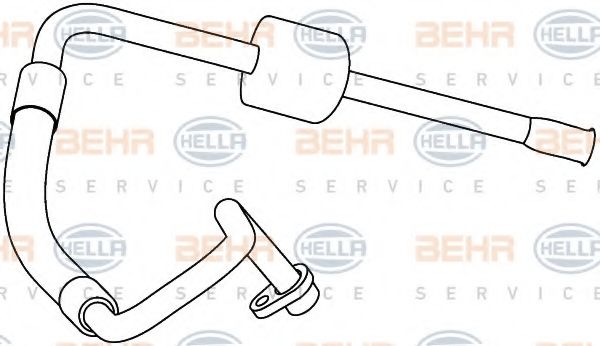 Трубопровод высокого / низкого давления, кондиционер BEHR HELLA SERVICE 9GS 351 337-711