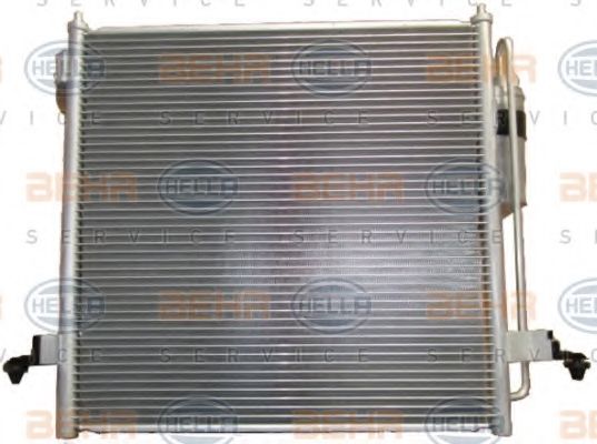 Конденсатор, кондиционер BEHR HELLA SERVICE 8FC351343581