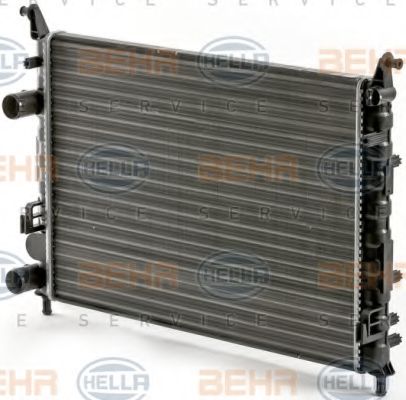 Радиатор, охлаждение двигателя BEHR HELLA SERVICE 8MK376700251