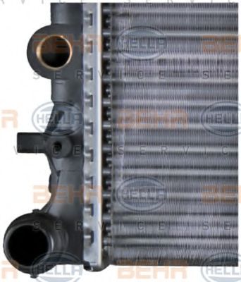 Радиатор, охлаждение двигателя BEHR HELLA SERVICE 8MK376717701