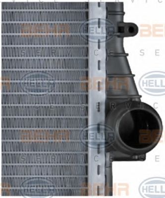 Радиатор, охлаждение двигателя BEHR HELLA SERVICE 8MK376718761