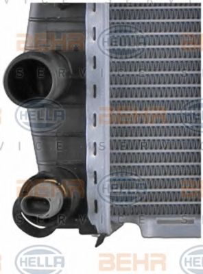Радиатор, охлаждение двигателя BEHR HELLA SERVICE 8MK376719181