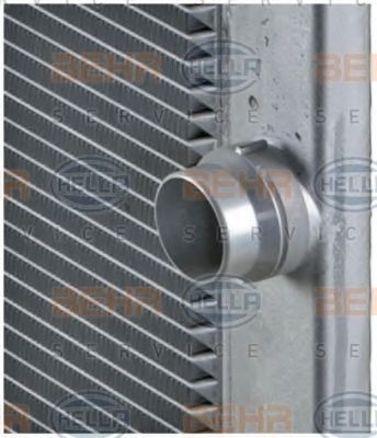 Радиатор, охлаждение двигателя BEHR HELLA SERVICE 8MK376729501
